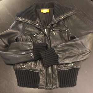 KORS Michael Kors Genuine Leather Jacket